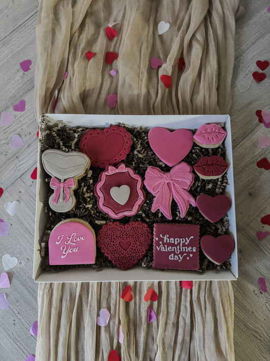 HOD VALENTINES - 12 cookie box